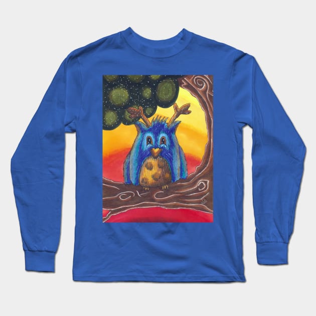 The Wise Owl Long Sleeve T-Shirt by MB's Workshop